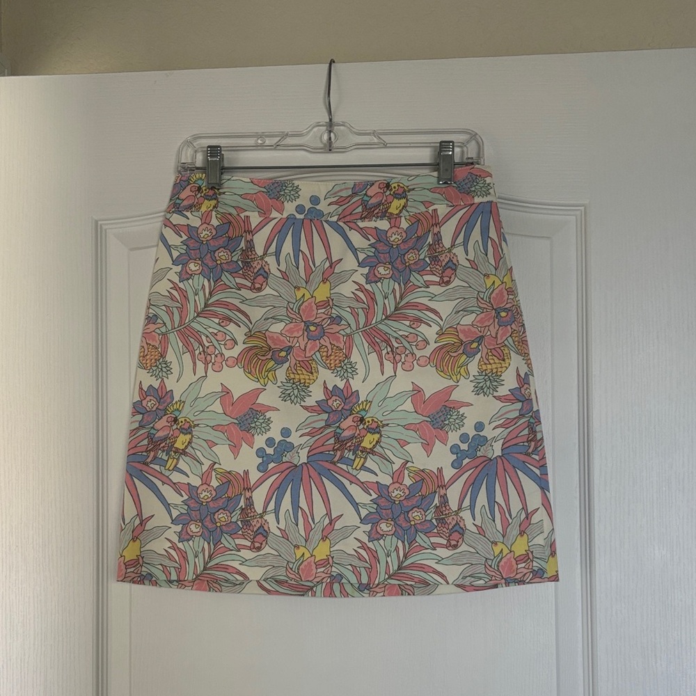 Talbots Multicolor Floral Pencil Skirt